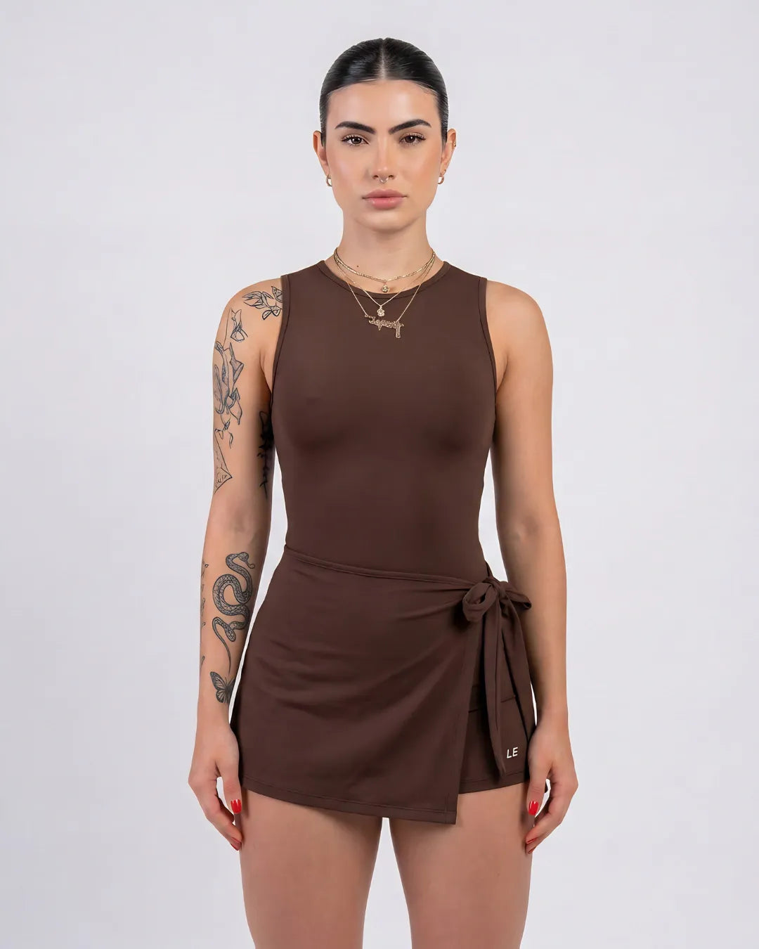 VESTIDO ENTERIZO ESSENTIALS SIN MANGAS T.T | LUSIAN